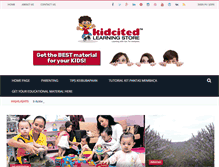 Tablet Screenshot of kidcited.com